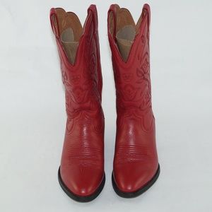 Ariat Heritage Womens Western Red Boots Size 7 B